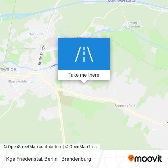 Kga Friedenstal map