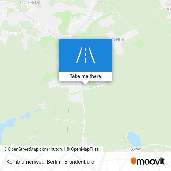Kornblumenweg map
