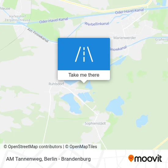 AM Tannenweg map