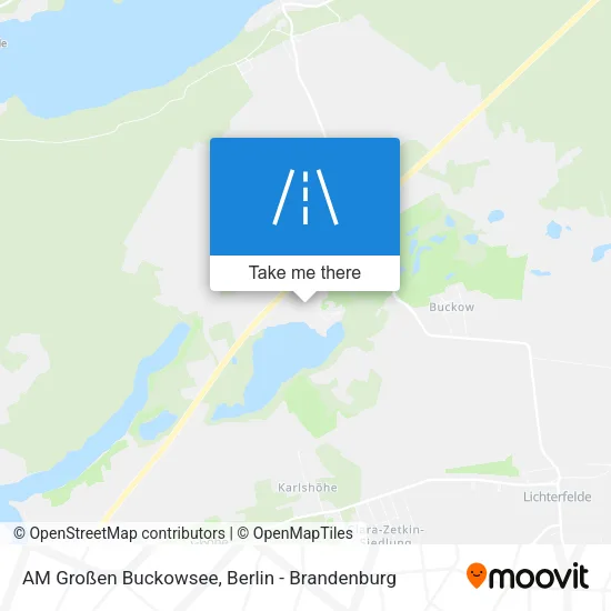 Карта AM Großen Buckowsee