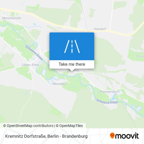 Kremnitz Dorfstraße map