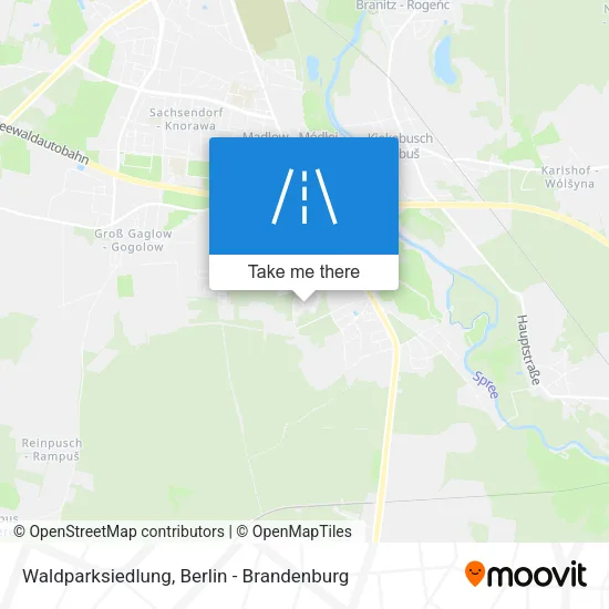 Waldparksiedlung map