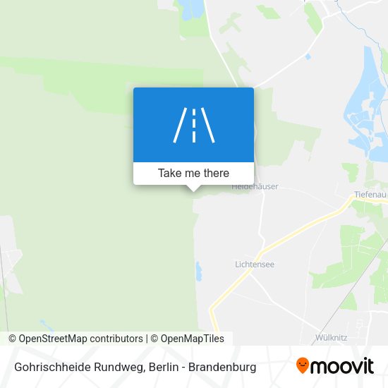 Gohrischheide Rundweg map
