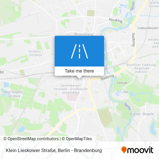 Klein Lieskower Straße map