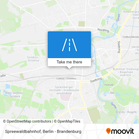 Spreewaldbahnhof map