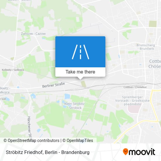 Ströbitz Friedhof map