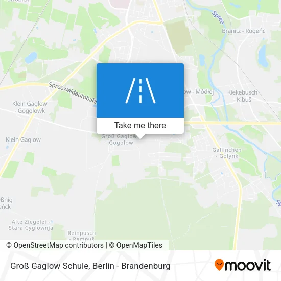 Карта Groß Gaglow Schule