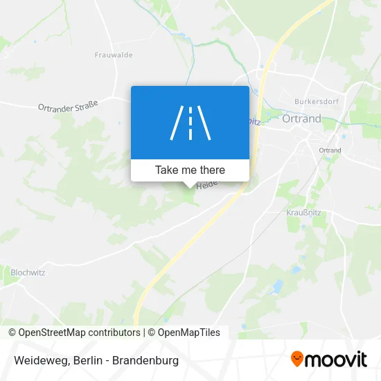 Карта Weideweg