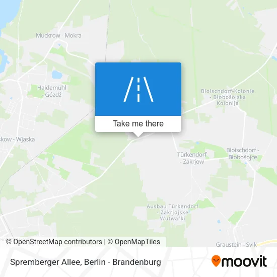Карта Spremberger Allee