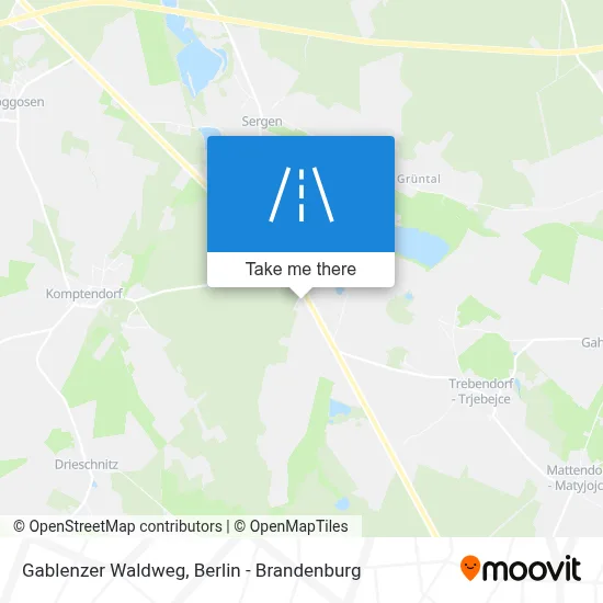 Gablenzer Waldweg map