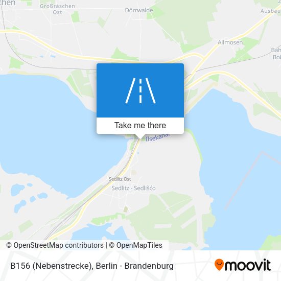 B156 (Nebenstrecke) map