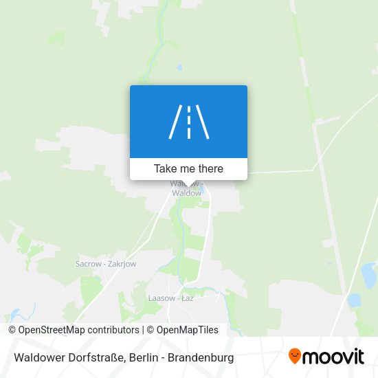Waldower Dorfstraße map