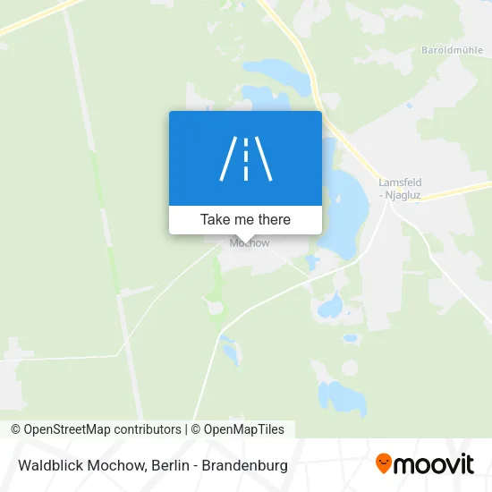 Карта Waldblick Mochow
