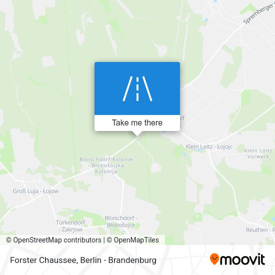 Forster Chaussee map