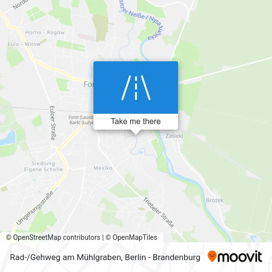Карта Rad-/Gehweg am Mühlgraben