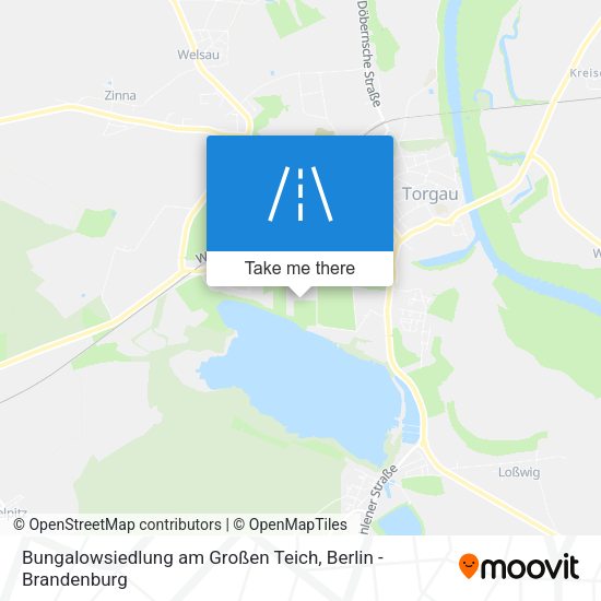 Bungalowsiedlung am Großen Teich map