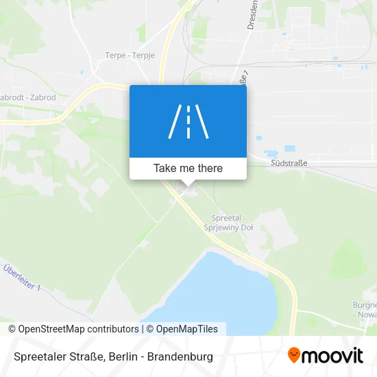 Карта Spreetaler Straße