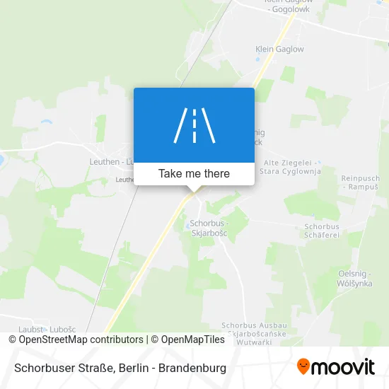 Карта Schorbuser Straße