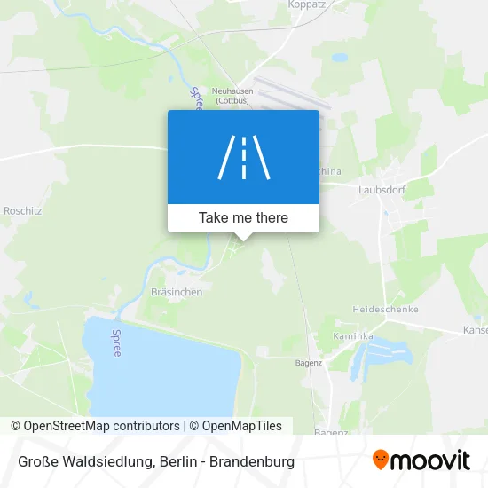 Карта Große Waldsiedlung
