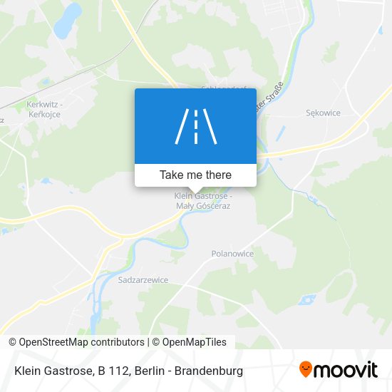 Klein Gastrose, B 112 map
