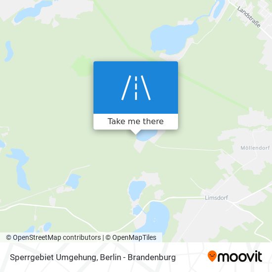 Sperrgebiet Umgehung map