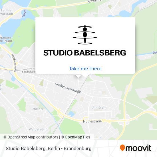 Studio Babelsberg map