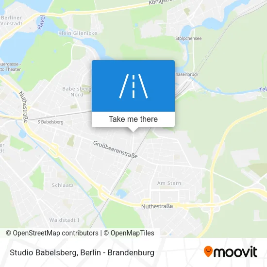 Карта Studio Babelsberg