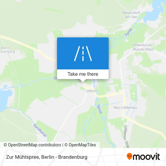 Карта Zur Mühlspree