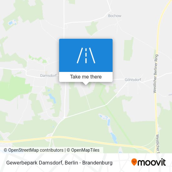 Gewerbepark Damsdorf map