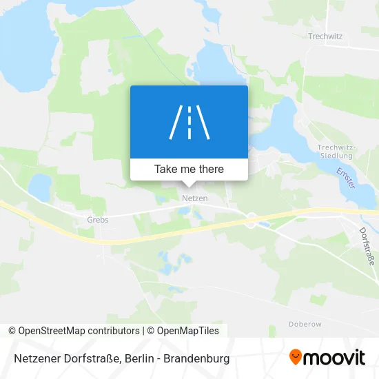 Карта Netzener Dorfstraße