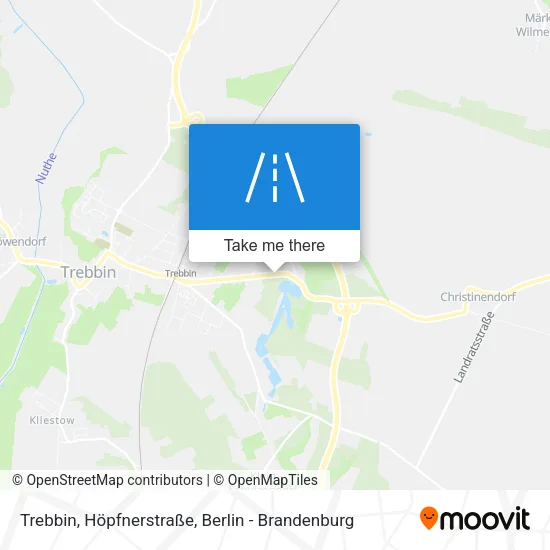 Карта Trebbin, Höpfnerstraße