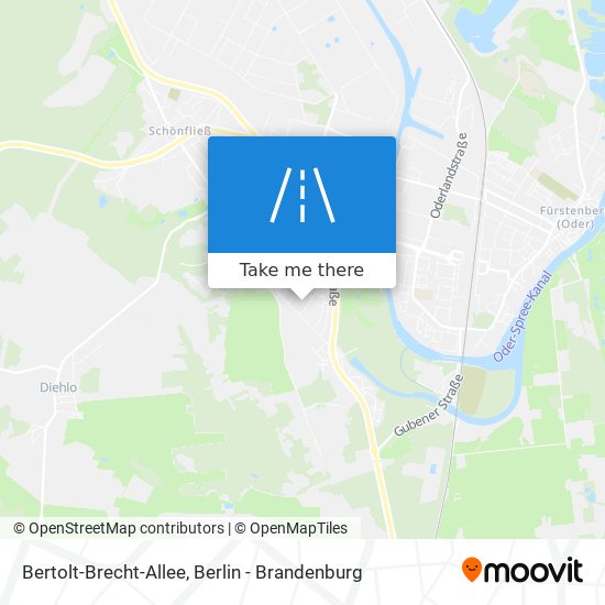 Bertolt-Brecht-Allee map