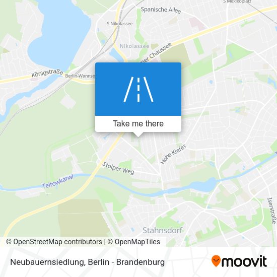 Neubauernsiedlung map