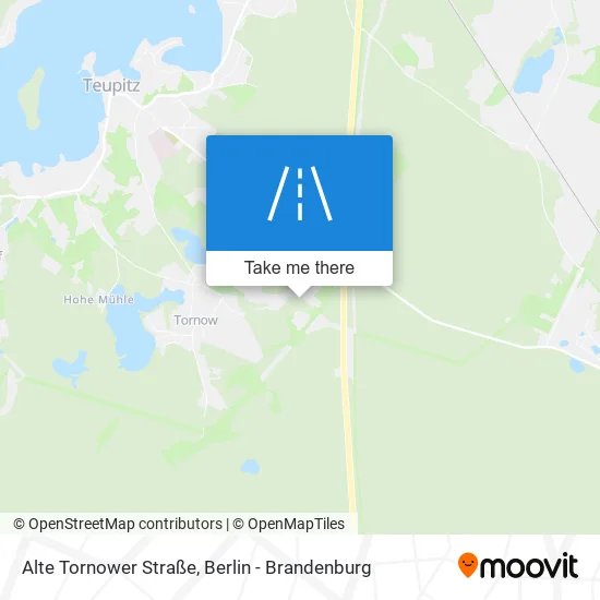Карта Alte Tornower Straße