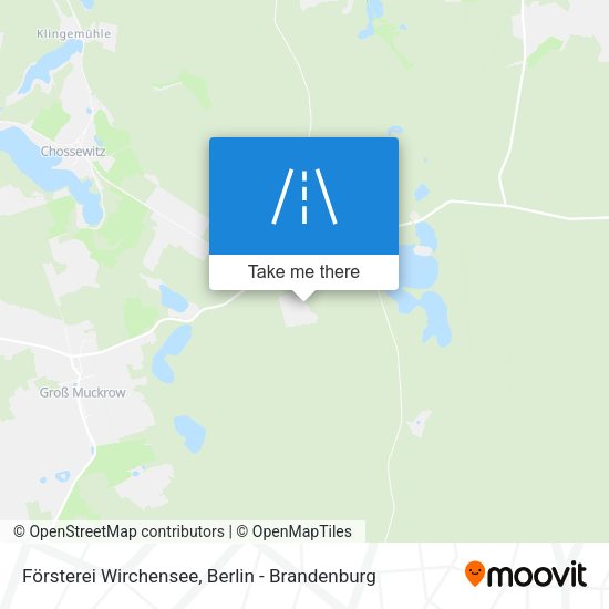 Försterei Wirchensee map