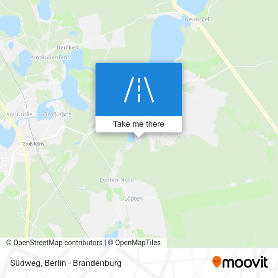 Südweg map