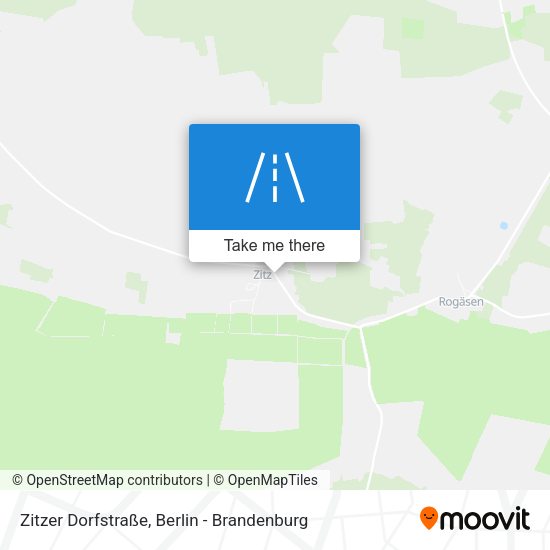 Zitzer Dorfstraße map