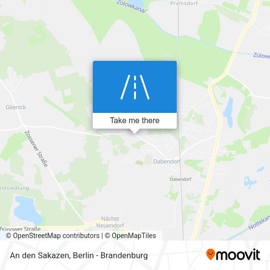 An den Sakazen map