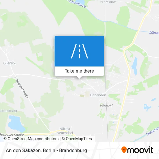 An den Sakazen map