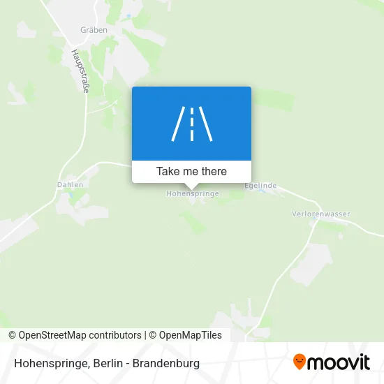 Карта Hohenspringe