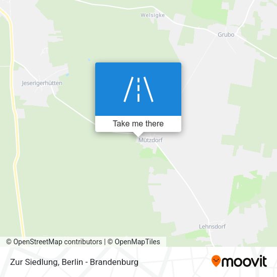 Zur Siedlung map