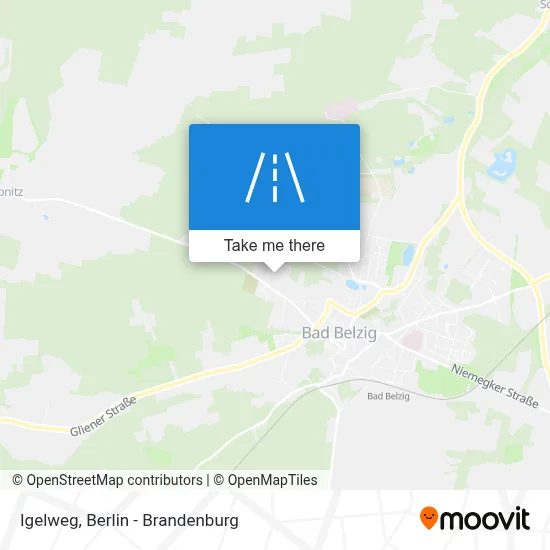 Igelweg map