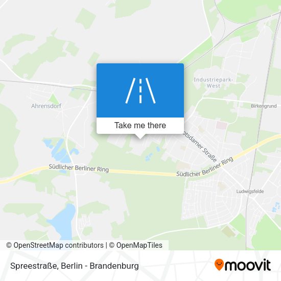 Spreestraße map