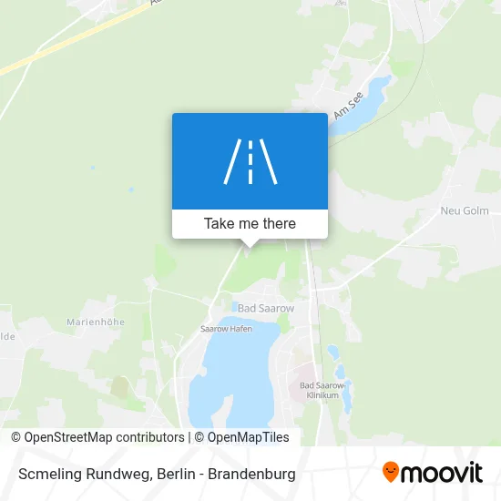Scmeling Rundweg map
