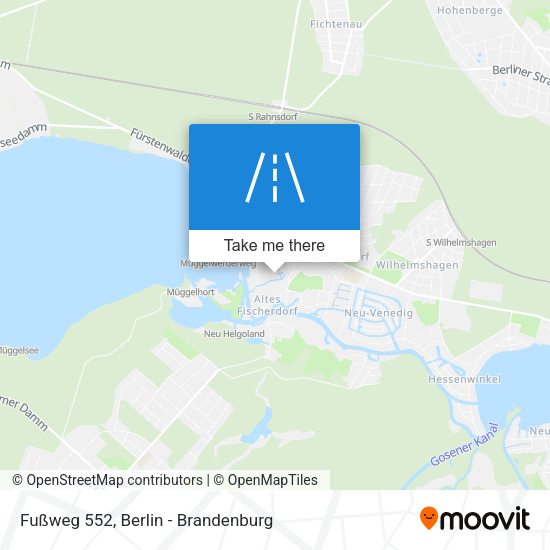 Fußweg 552 map