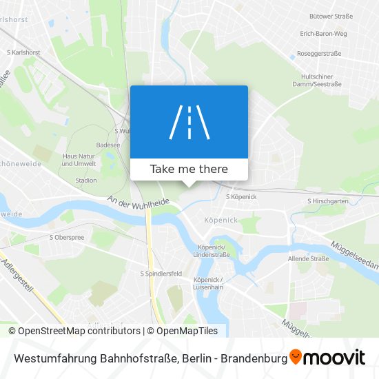 Westumfahrung Bahnhofstraße map