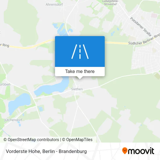 Карта Vorderste Hohe