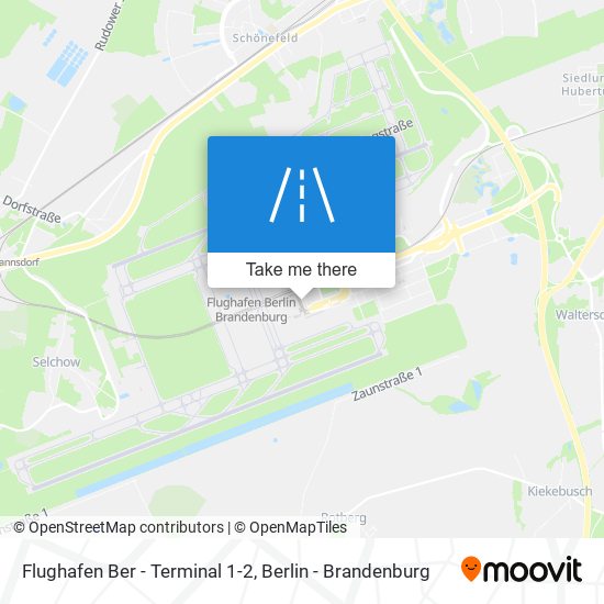 Flughafen Ber - Terminal 1-2 map