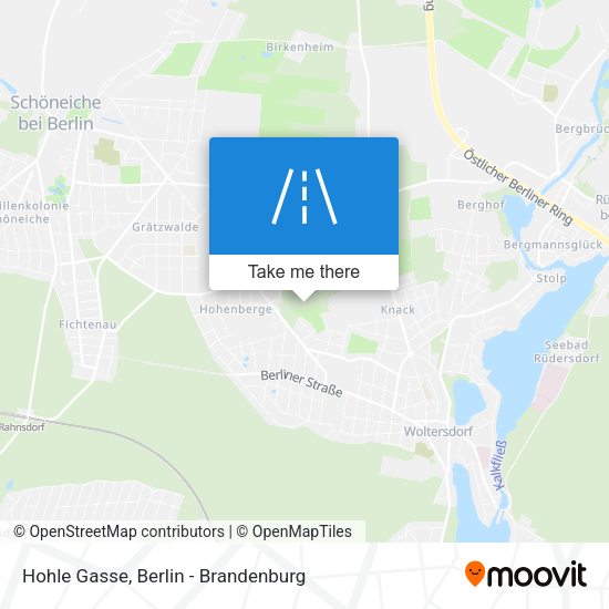 Hohle Gasse map