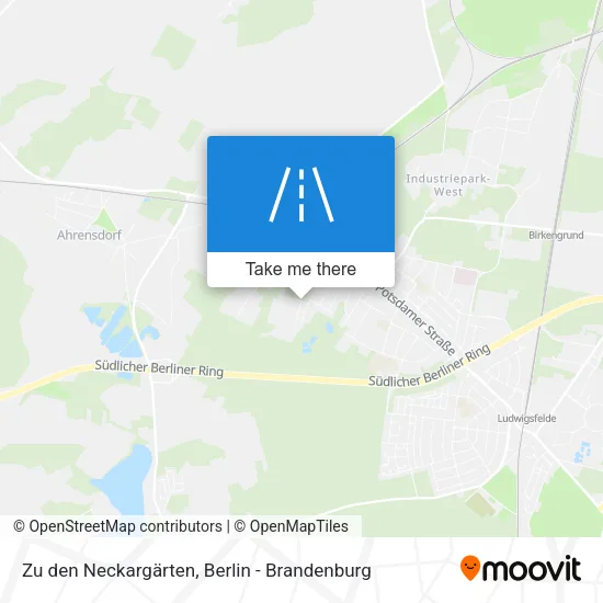 Карта Zu den Neckargärten